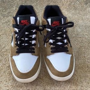 Nike SB Dunk Zoom Low (black white brown) Classy